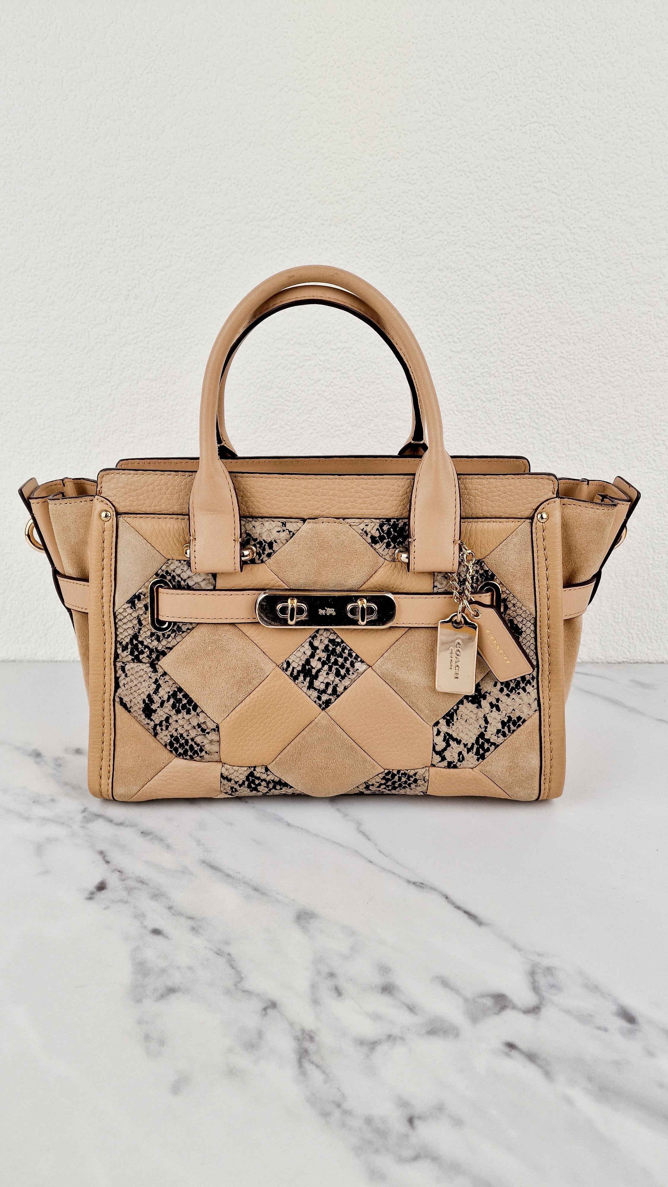 Coach outlet swagger patchwork