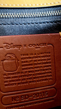 Load image into Gallery viewer, Disney X Coach 1941 Saddle Bag 23 with Mickey Mouse on Roller Skates in Yellow Smooth Leather Crossbody Bag LIMITED EDITION - Coach 38421
