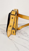 Load image into Gallery viewer, Disney X Coach 1941 Saddle Bag 23 with Mickey Mouse on Roller Skates in Yellow Smooth Leather Crossbody Bag LIMITED EDITION - Coach 38421
