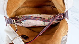Coach 1941 Bandit Hobo 39 Shoulder Bag in Chalk Pebble Leather - 2 in 1 Bag - Coach 86760