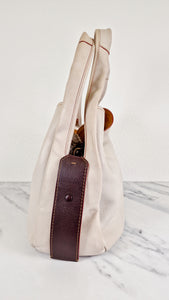 Coach 1941 Bandit Hobo 39 Shoulder Bag in Chalk Pebble Leather - 2 in 1 Bag - Coach 86760