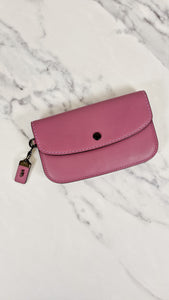 Coach 1941 Clutch Wallet in Primrose Pink Purple Smooth Leather - Coach 58818