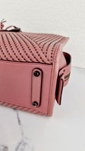 Load image into Gallery viewer, Coach 1941 Rogue 25 in Dusty Rose Pink Quilted Studded Chevron Smooth Nappa Leather - Shoulder Bag Handbag - Coach 22797
