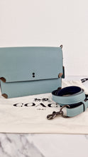 Load image into Gallery viewer, Coach 1941 Cooper Shoulder Bag Sage Green Blue Crossbody Flap Bag - Coach 38660
