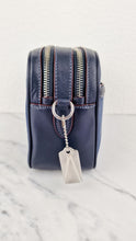 Load image into Gallery viewer, Coach Jes Crossbody Camera Bag in Denim &amp; Navy Blue Leather - Coach 6519
