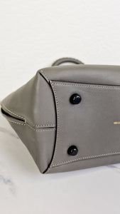 Coach 1941 Dakotah Satchel in Grey Smooth Leather With Whipstitch Handle - Handbag Crossbody Bag - Coach 59983