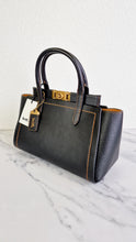 Load image into Gallery viewer, Coach 1941 Troupe Carryall in Black Smooth Leather - Handbag Tote Crossbody Bag - Coach 78159
