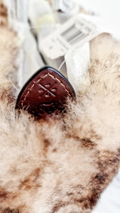 Coach 1941 Rogue Tote 31 in Signature Shearling with Leather Details Chestnut Dark Teak - Handbag Shoulder Bag - Coach C6160