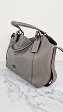 Load image into Gallery viewer, Coach Edie Shoulder Bag 28 in Grey Pebble Leather - Handbag Coach 57124
