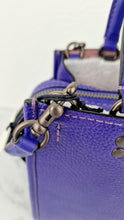 Load image into Gallery viewer, Disney x Coach 1941 Rogue 25 Dark Fairytale Purple with Black Flowers on Suede - LIMITED EDITION Coach 32778
