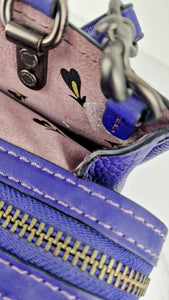 Disney x Coach 1941 Rogue 25 Dark Fairytale Purple with Black Flowers on Suede - LIMITED EDITION Coach 32778