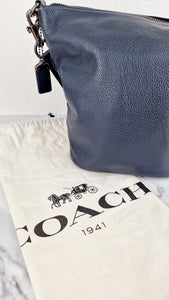 Coach 1941 Duffle in Navy Blue Pebble Leather - Bucket Bag Crossbody Bag - Coach 29257