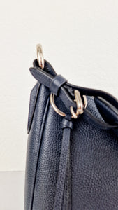 Coach Sutton Hobo Bag in Navy Blue Pebble Leather - Shoulder Bag - Coach 35593