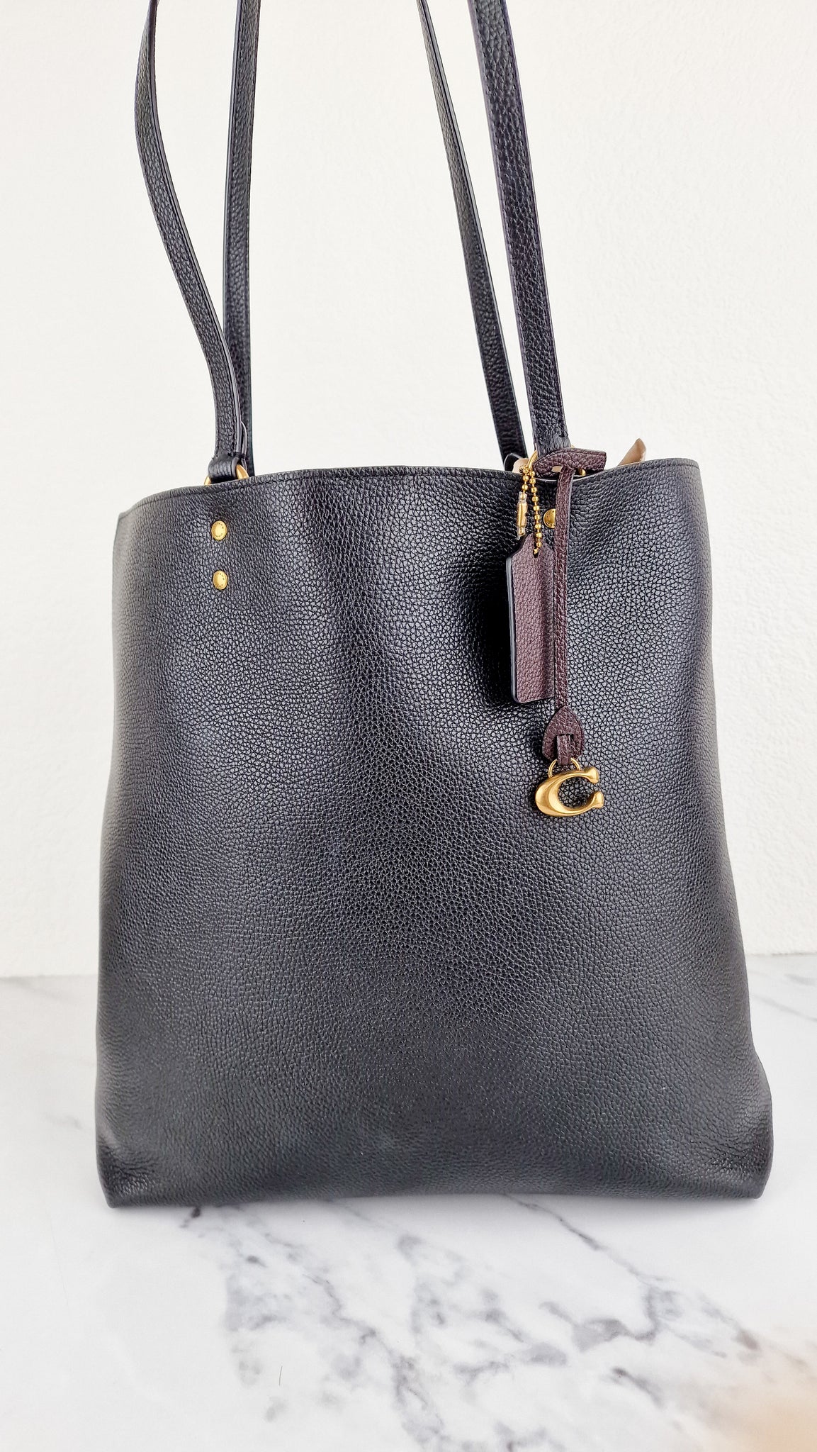 Tote bag - Pebble Leather - Black