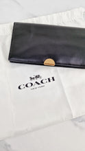 Load image into Gallery viewer, Coach Dreamer Wallet in Black Smooth Leather - Gold Tone Hardware Clutch

