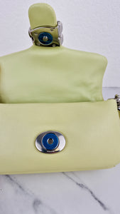 Coach Pillow Tabby Shoulder Bag 18 in Lime Green - Squishy Handbag Crossbody - Coach C3880