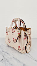 Load image into Gallery viewer, Coach 1941 Rogue 17 Floral Bow Chalk White Crossbody Bag Mini Bag in Pebbled Leather - Coach 26835
