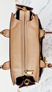 Coach 1941 Double Swagger Beechwood Beige Handbag C Chain Strap Leather Bag - Coach 25831