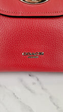 Load image into Gallery viewer, Coach Large Blake Flap Carryall in Red Mixed Leather with Tophandle &amp; Turnlock - Coach F39020
