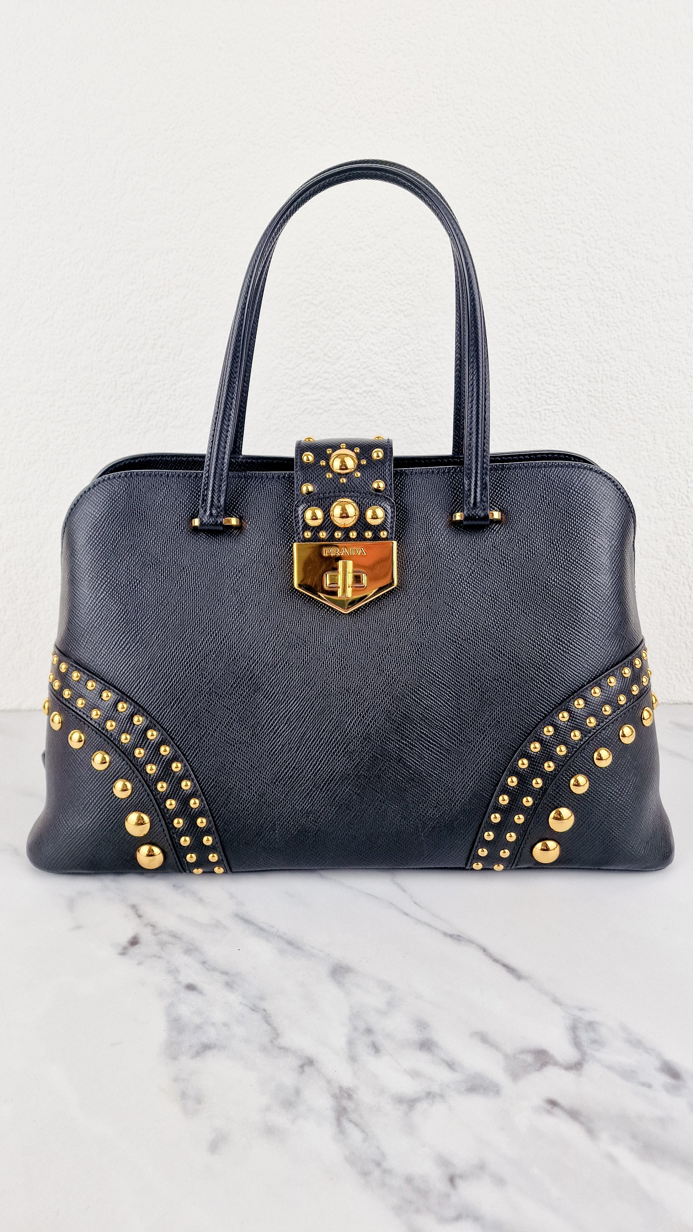 A Closer Look: Prada Saffiano Top Handle Bag