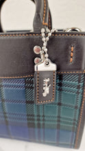 Load image into Gallery viewer, Coach Rogue 20 Tartan Plaid Print Blue Green Black Crossbody Bag Handbag - Coach CH385
