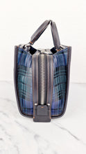 Load image into Gallery viewer, Coach Rogue 20 Tartan Plaid Print Blue Green Black Crossbody Bag Handbag - Coach CH385
