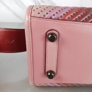 Coach 1941 Rogue 31 Dusty Rose Quilting & Rivets Chevrons Ombre