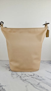 Coach x Tom Wesselmann Duffle 27 Bucket Bag in Ivory With Cigarette Lips - Coach CA306