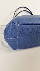 Coach Lexi Shoulder Bag in Blue Pebbled Leather - Coach F28997