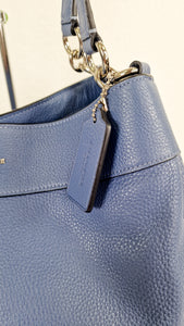 Coach Lexi Shoulder Bag in Blue Pebbled Leather - Coach F28997