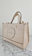 Load image into Gallery viewer, Coach Dempsey Carryall Tote Bag Handbag in Chalk Leather &amp; Gold Tone Hardware - Coach C2004
