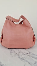 Load image into Gallery viewer, Coach 1941 Bandit Hobo 39 Bag in Peony Pink with Floral Bow - Pebble Leather - 2 in 1 handbag - Coach 86760
