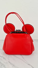 Load image into Gallery viewer, Coach x Disney x Keith Haring Mickey Mouse Ears Bag in Red Smooth Leather With Kisslock &amp; Chain Strap LIMITED EDITION - Handbag Coach 37980
