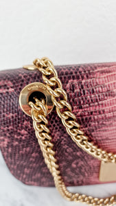 Coach Cassidy Crossbody Bag in Pink Lizard Embossed Leather - Coach F72669