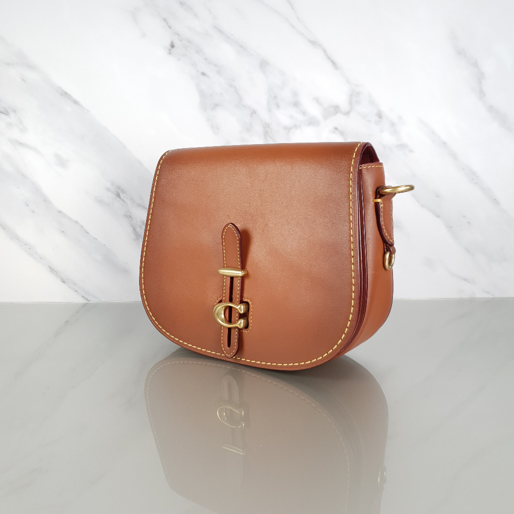 Coach 1941 Saddle Bag in Saddle Brown Glovetanned Leather Crossbody Bag