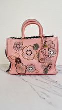 Load image into Gallery viewer, Coach 1941 Rogue 31 in Peony Pink With Snakeskin Tea Roses &amp; Rivets - Handbag With Flowers - Coach 26890
