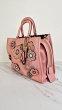 Load image into Gallery viewer, Coach 1941 Rogue 31 in Peony Pink With Snakeskin Tea Roses &amp; Rivets - Handbag With Flowers - Coach 26890
