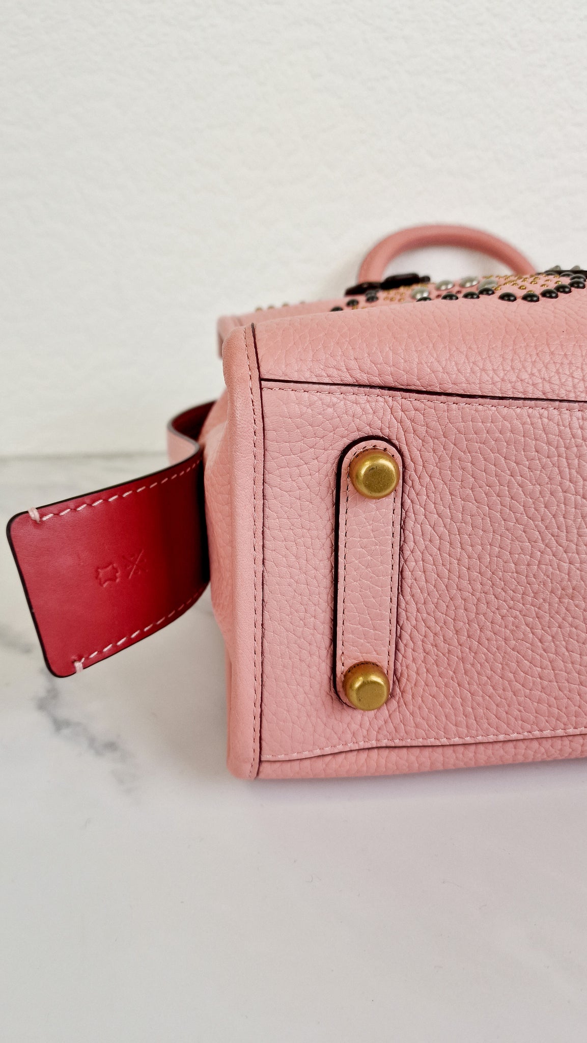 Coach 1941 Rogue 25 in Peony Pink - Shoulder Bag Handbag in Pebble Lea –  Essex Fashion House