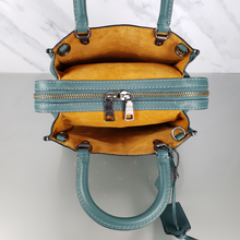 Load image into Gallery viewer, Coach 1941 Rogue 25 Dark Turquoise Prarie Rivets Satchel Handbag
