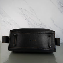 Load image into Gallery viewer, Coach Rogue 36 Whipstitch handle black pebble leather and blue
