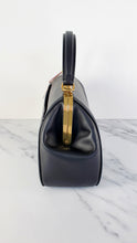 Load image into Gallery viewer, Coach 1941 Frame Bag with Kisslock in Black Smooth Leather - Crossbody Handbag - Coach 68136
