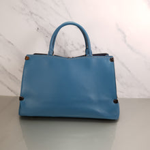 Load image into Gallery viewer, RARE Coach Mason Carryall in Limited Edition Blue with Snakeskin - SAMPLE BAG
