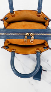 Coach 1941 Rogue 25 in Dark Denim Blue - Shoulder Bag Handbag in Navy Pebble Leather - Coach 54536