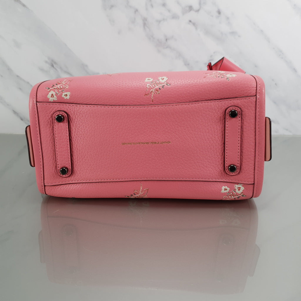 Leather crossbody bag Coach Pink in Leather - 25256780