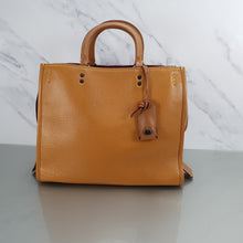 Load image into Gallery viewer, Coach 1941 Rogue 31 in Light Saddle Brown Pebbled Leather &amp; Burgundy Suede Lining - SAMPLE BAG
