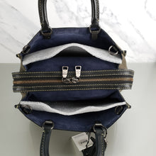 Load image into Gallery viewer, Coach 38124 Rogue 31 Olive GReen Army Colorblock black handbag
