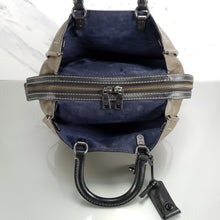 Load image into Gallery viewer, Coach  38124 Olive GReen army Rogue 31 handbag colorblock black
