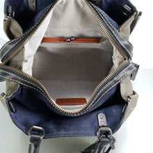 Load image into Gallery viewer, Coach  38124 Olive GReen army Rogue 31 handbag colorblock black
