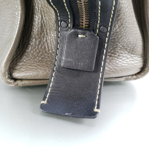 Coach  38124 Olive GReen army Rogue 31 handbag colorblock black