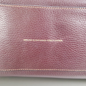 ﻿38124 Coach Rogue 31 Oxblood Red pebble leather